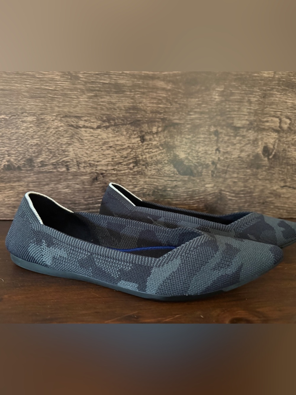Rothy's The Point in Dark Gray Camo